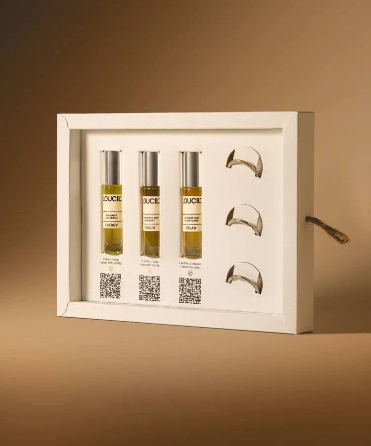 Loucil 'Full Mood' functional fragrance set